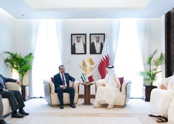 الشيباني يلتقي وزير الخارجية القطري في الدوحة