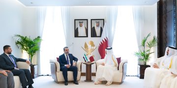 الشيباني يلتقي وزير الخارجية القطري في الدوحة