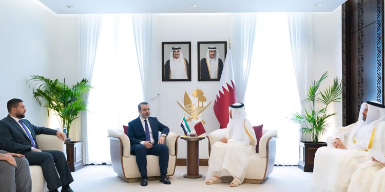 الشيباني يلتقي وزير الخارجية القطري في الدوحة