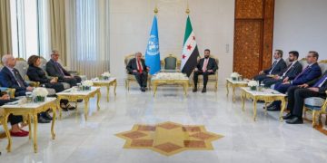 الشيباني: اتفقنا مع غوتيريش على خطط للتعافي وإعادة إعمار سوريا