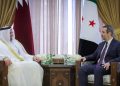 الشيباني يبحث مع مسؤول قطري تعزيز العلاقات الثنائية