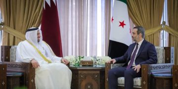 الشيباني يبحث مع مسؤول قطري تعزيز العلاقات الثنائية